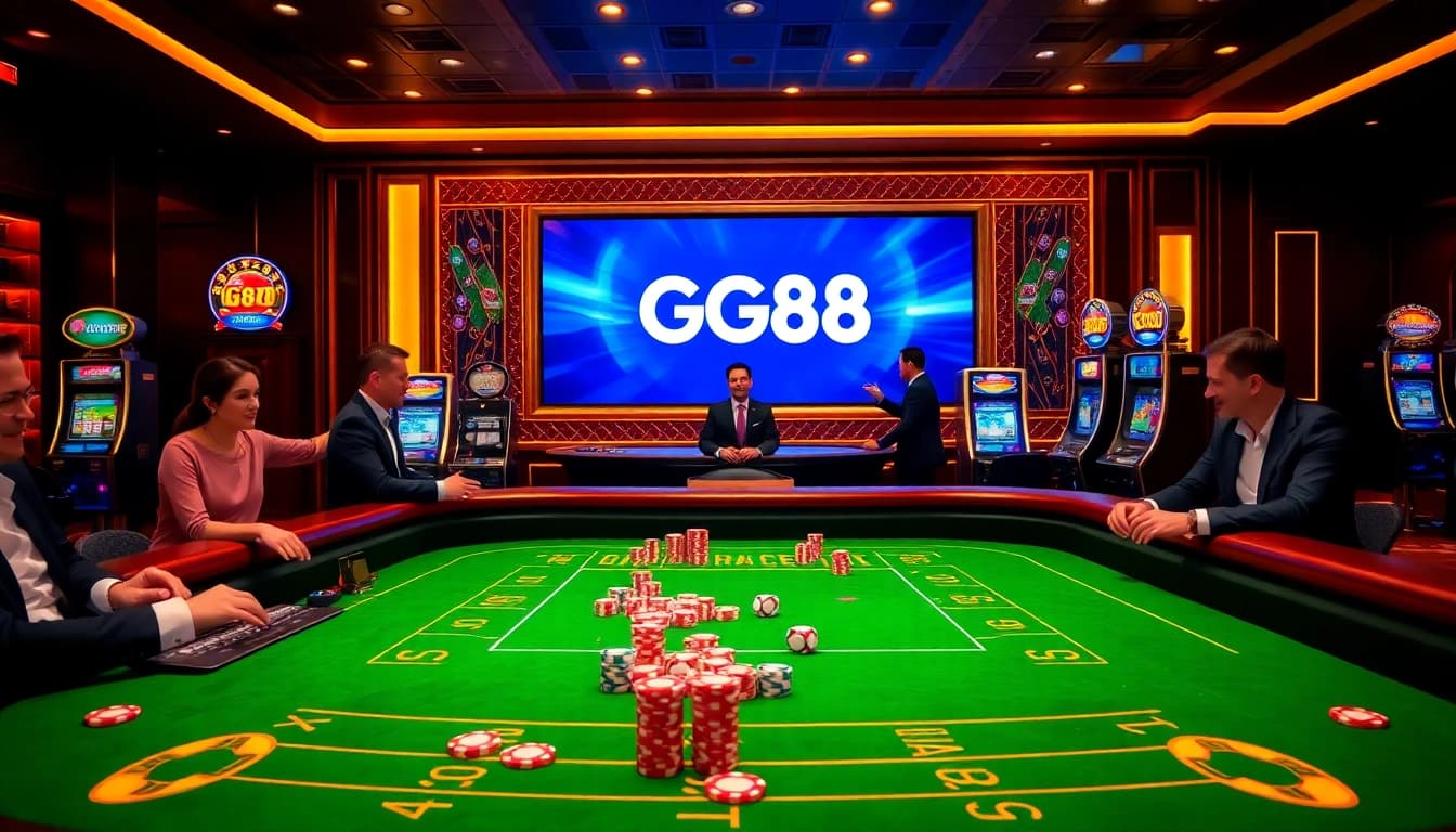 Experience high-stakes excitement at GG88 online casino with vibrant tables and thrilling gameplay.
