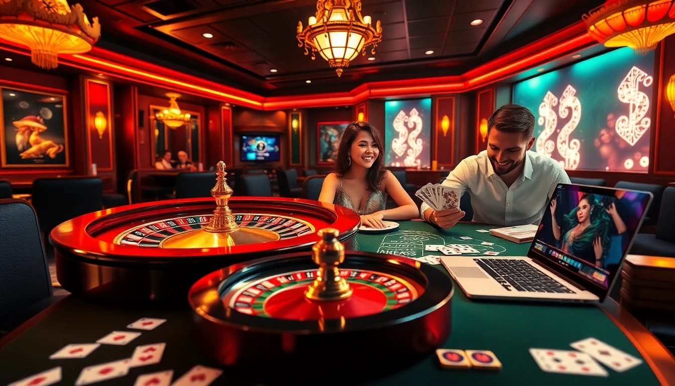 Experience the excitement of online gambling at ok365.free with a luxurious casino environment.