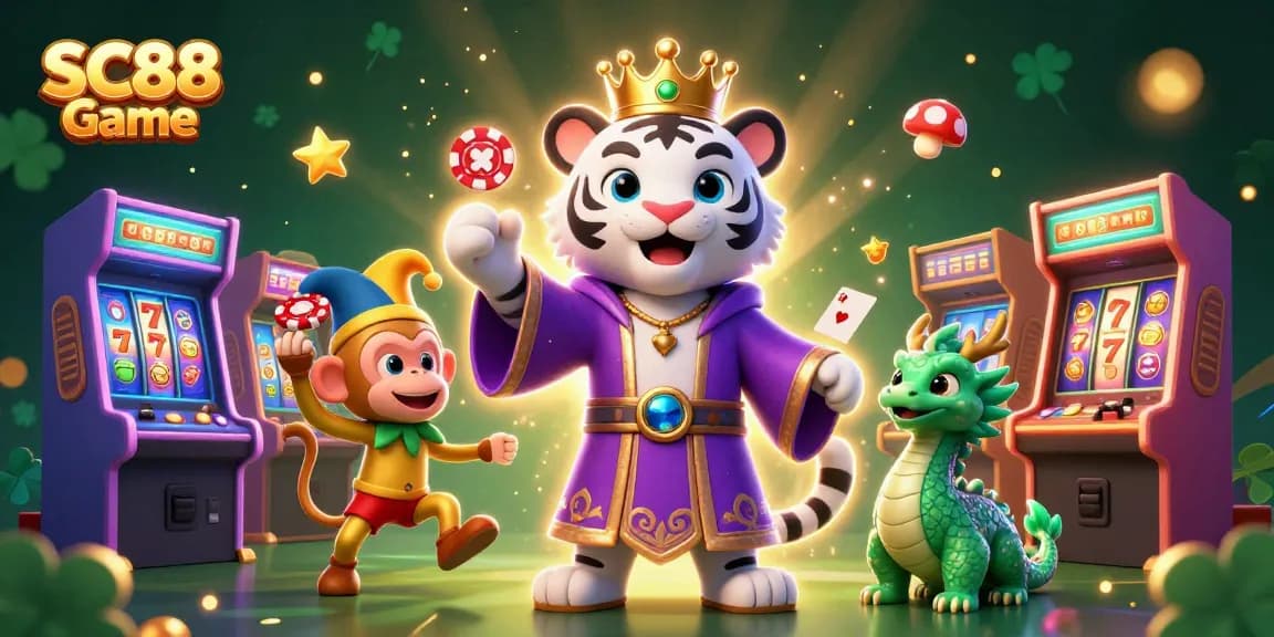 Experience thrilling action at SC88 Game with vibrant casino elements, dynamic characters, and rich detail.