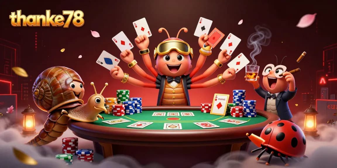 Engage with exciting poker action at thanke78 featuring vibrant characters and dynamic gameplay.