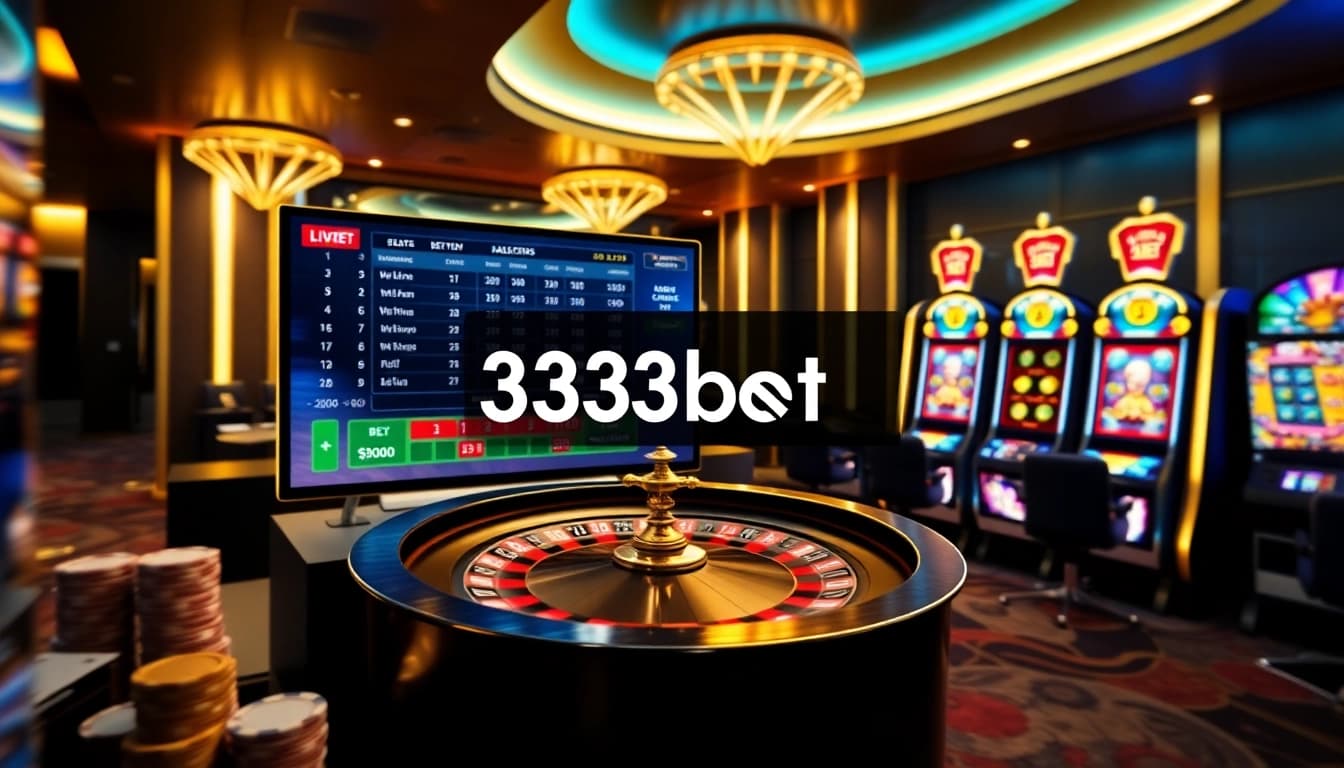 Experience seamless access with the 333bet Login, engaging with vibrant casino games and betting options.