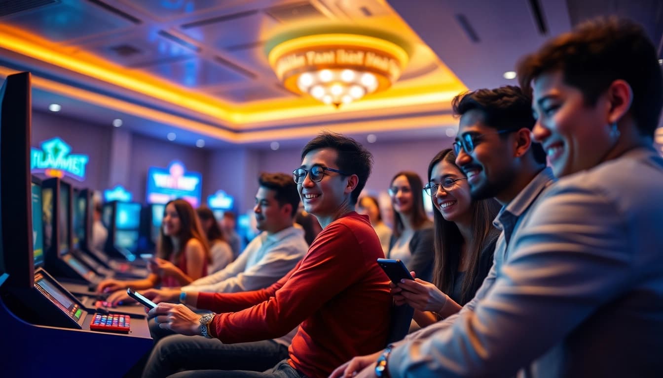 Gamers engaging on MM88 - The leading online gaming platform