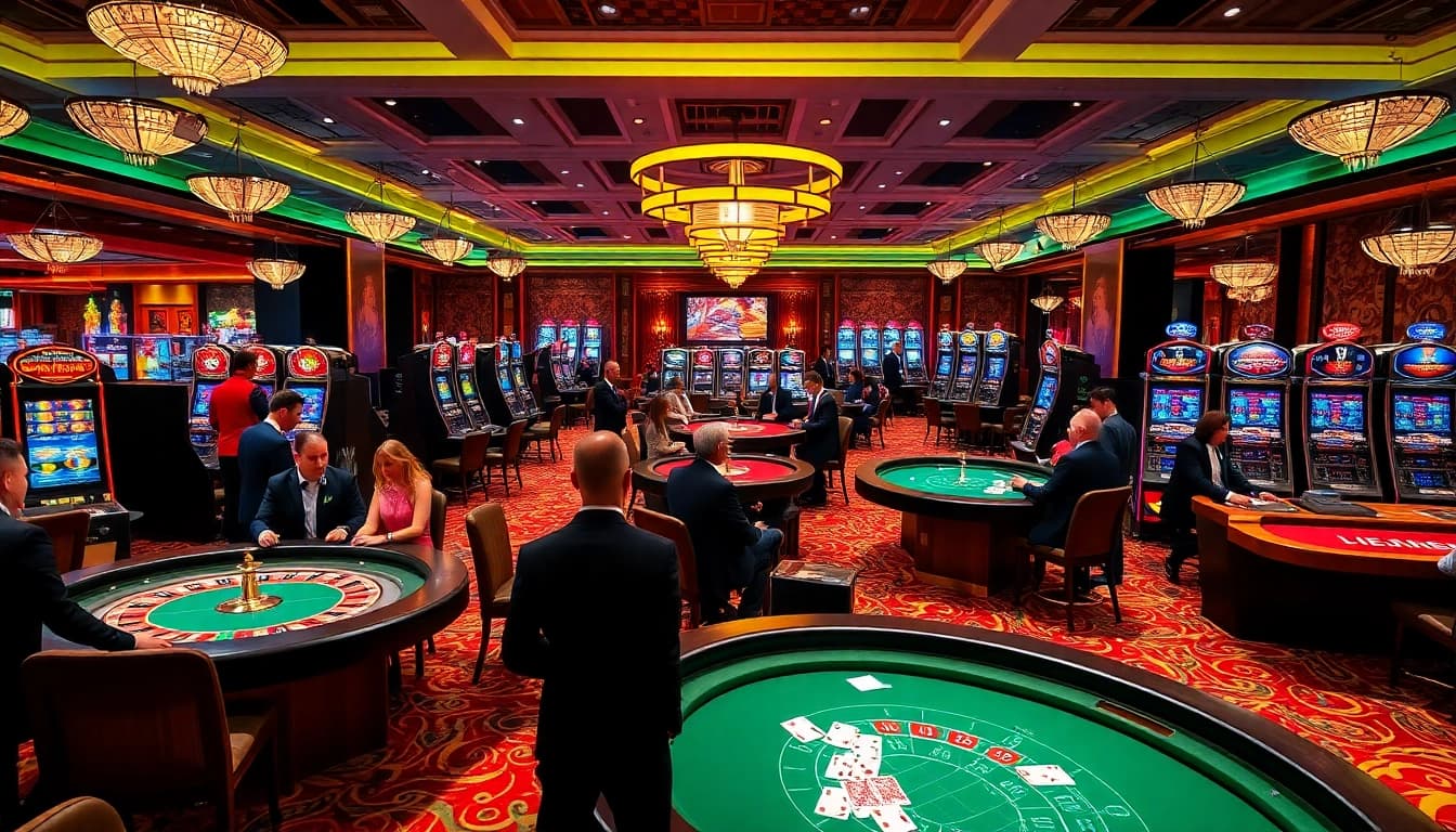Experience the thrill of gambling at 789bet with dynamic casino tables and vibrant slot machines.
