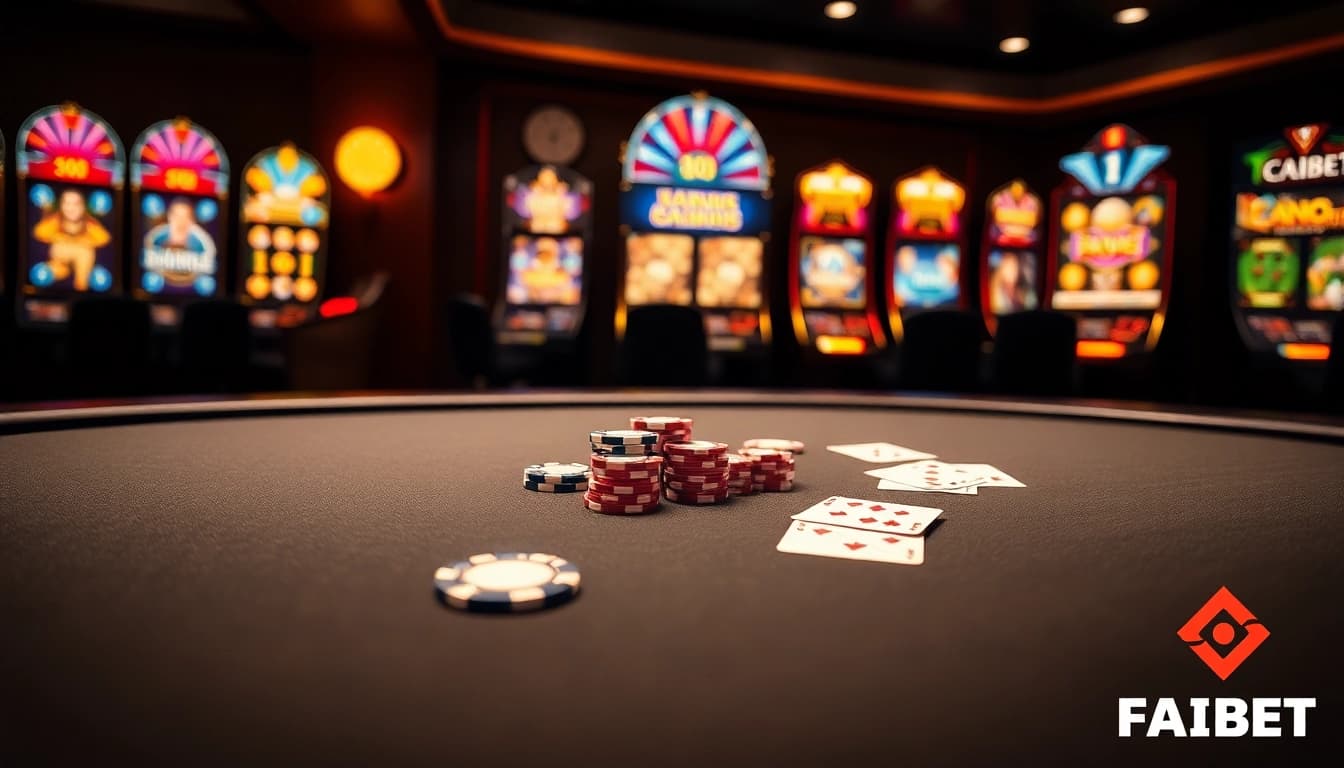 FABET offers a dynamic online casino experience with thrilling poker tables and slot machines.