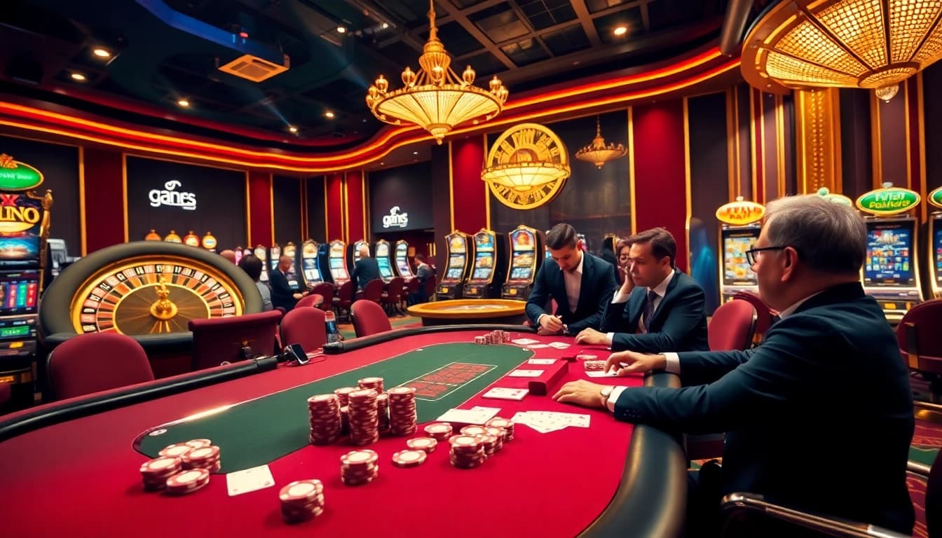 High-stakes gaming at ww88 com with poker, roulette, and vibrant casino ambiance.