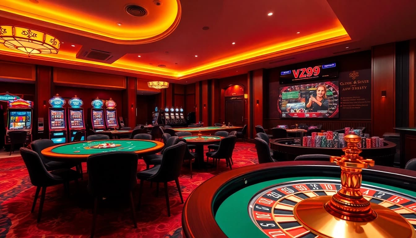 Experience thrilling gaming at https://vz99.fans/ with vibrant casino tables and exhilarating card games.