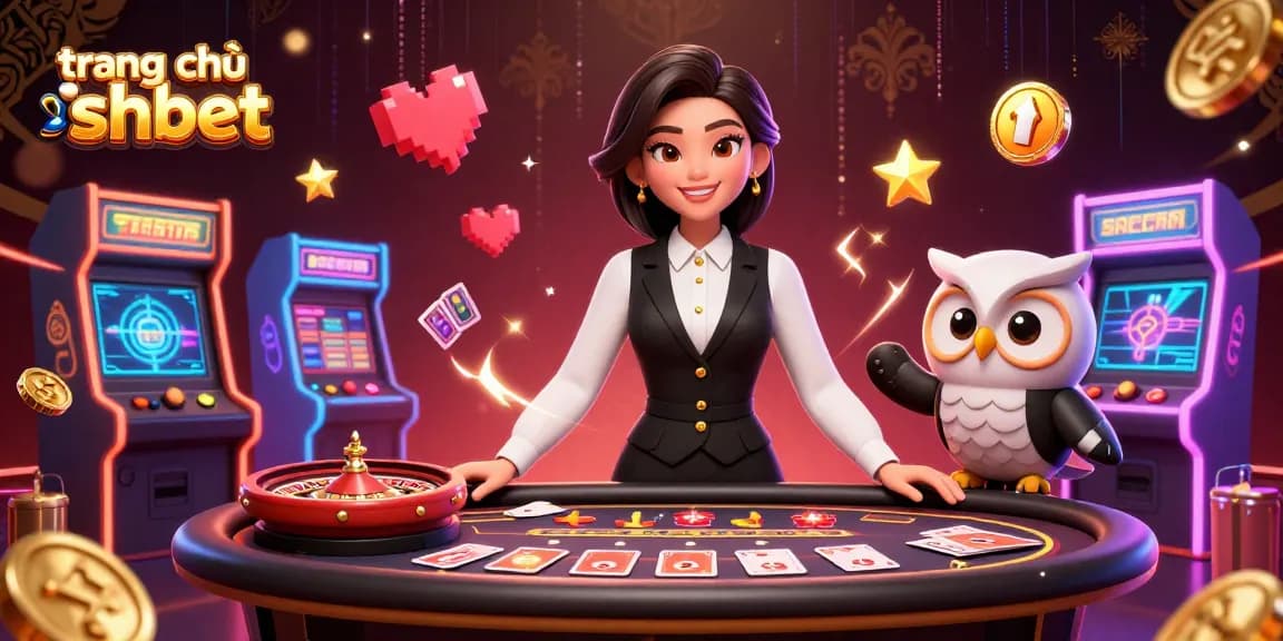 Engage with exciting games on trang chủ shbet, showcasing dealers and vibrant gaming elements.