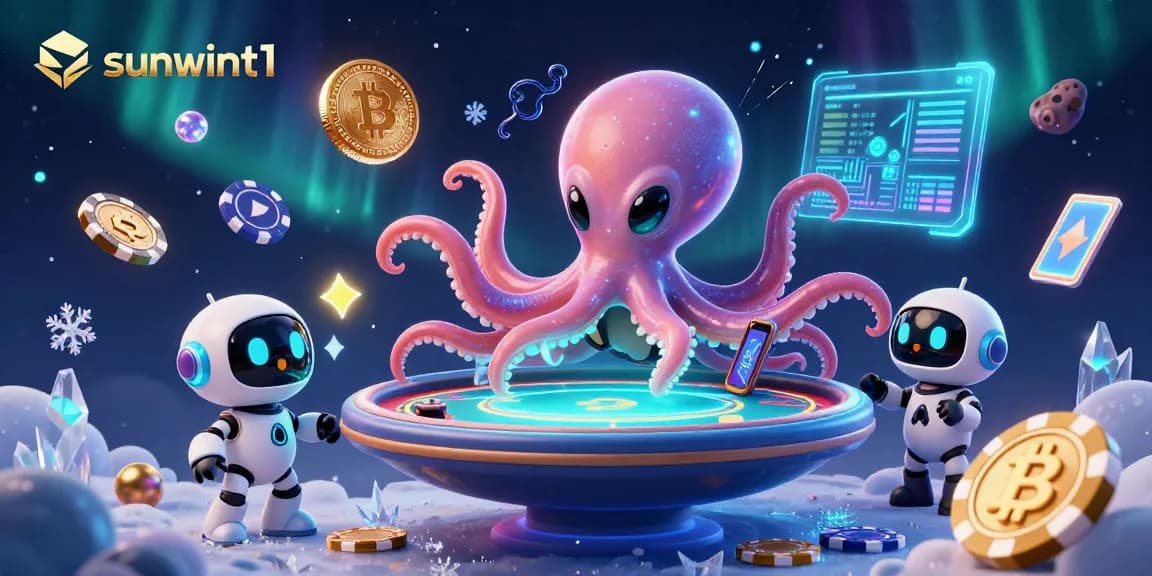 Experience the excitement of sunwint1 with astonishing alien octopus and crypto-themed casino fun.