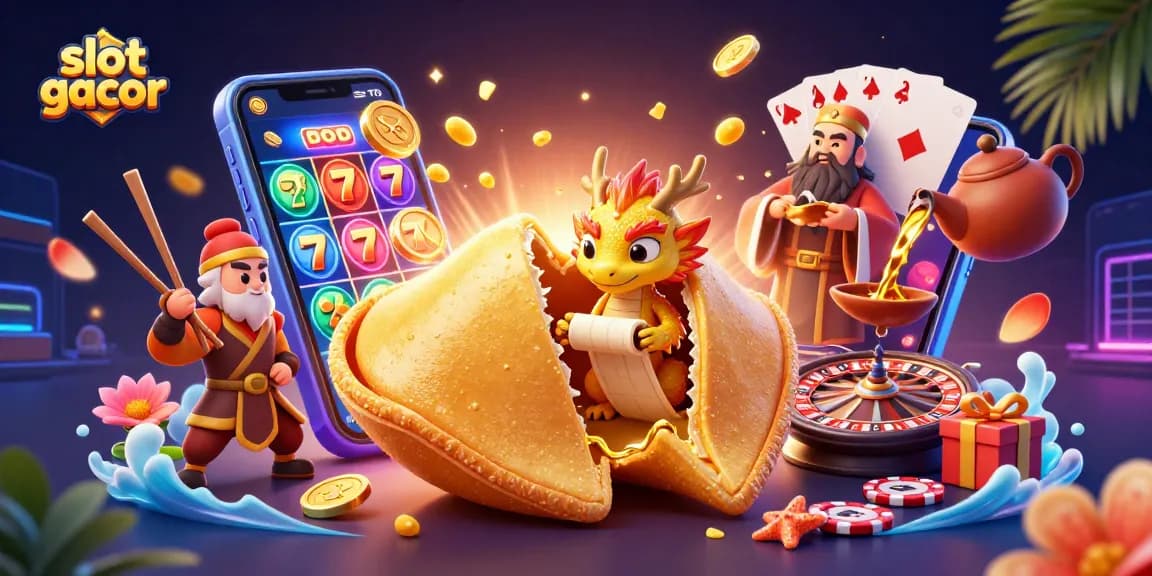 Experience thrilling gameplay with slot gacor featuring dynamic golden characters and colorful casino elements.