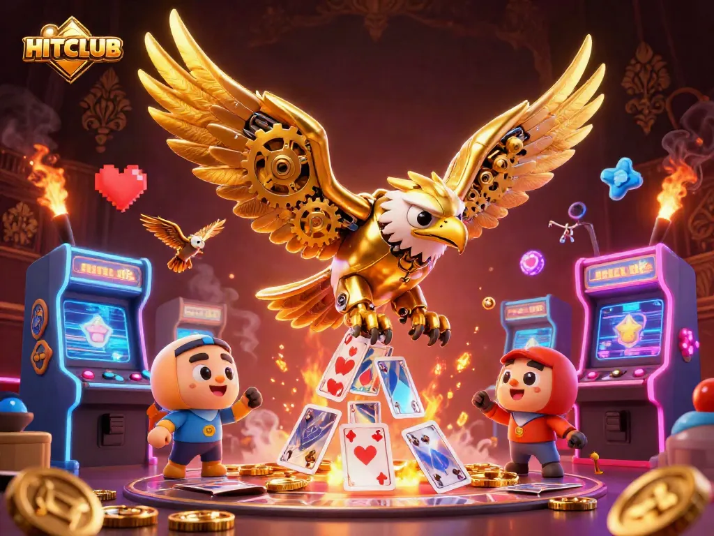 Experience thrilling wins with HITCLUB as vibrant game elements and golden visual effects spark excitement.