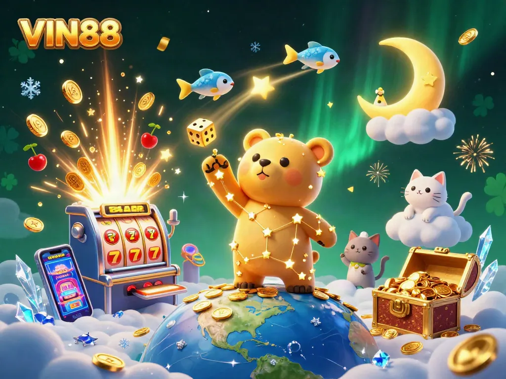 Reveal winning opportunities at VIN88 with dynamic casino visuals and vibrant gaming action.