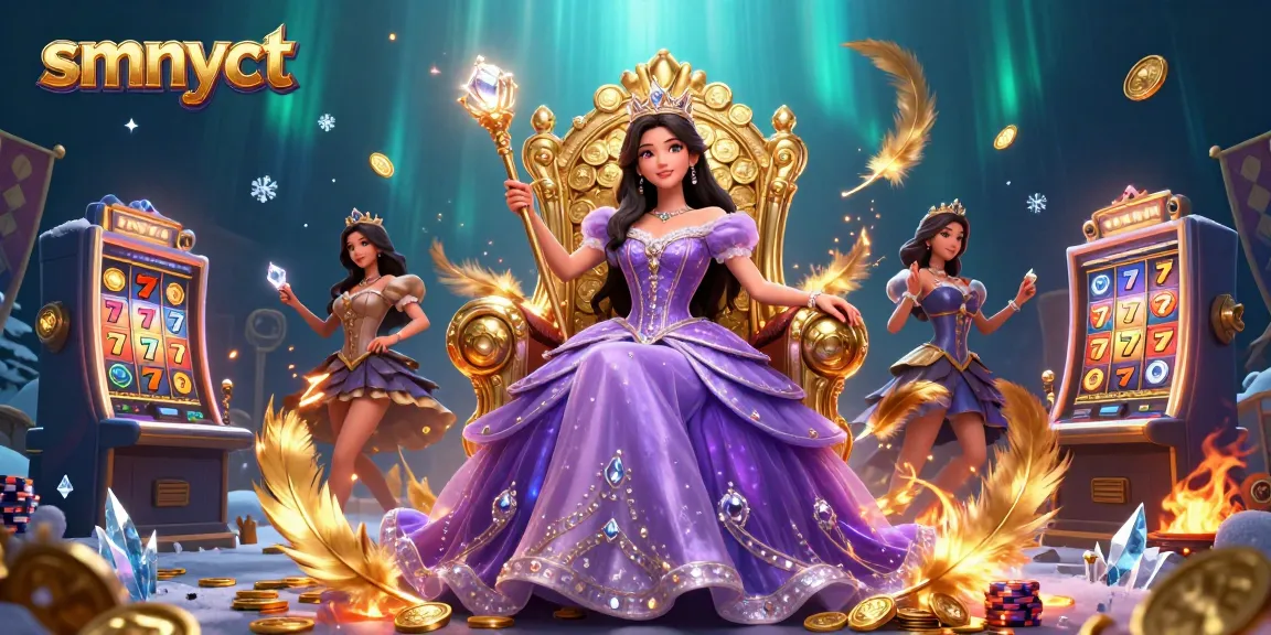 Experience exhilarating gaming thrills with smnyct in a breathtaking casino scene.