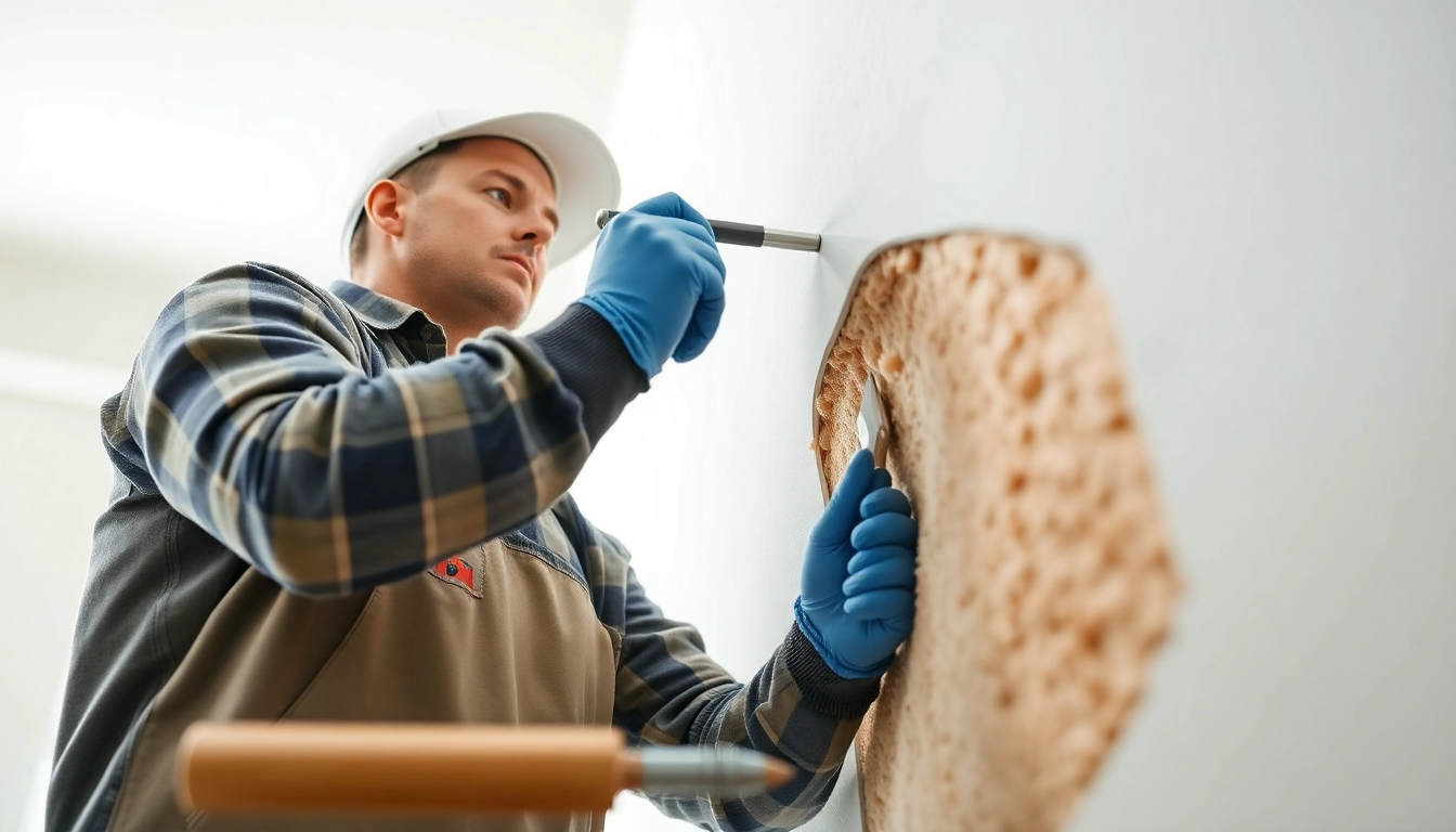 Learn about spray foam removal price while a contractor works on insulation in a home.