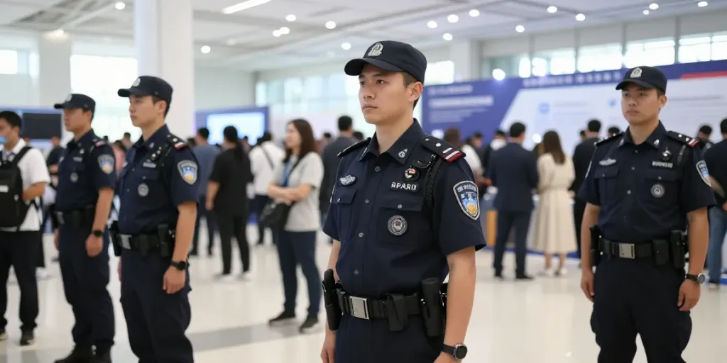 Corporate Security team providing trusted local service at an event.