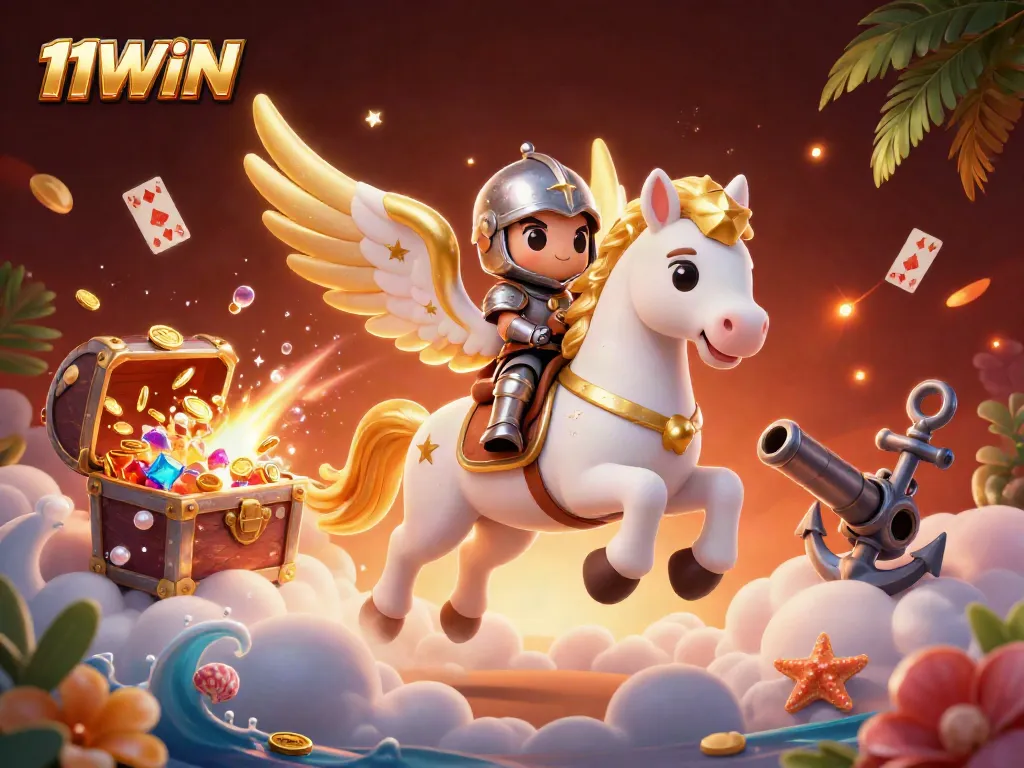 Engage with thrilling 11WIN casino adventures in an immersion of fantasy elements and shimmering treasures.