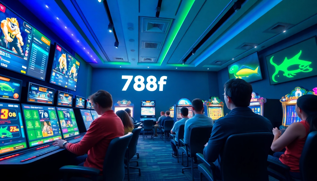Exciting online gaming scene featuring the 789f platform with players engaged in dynamic games.