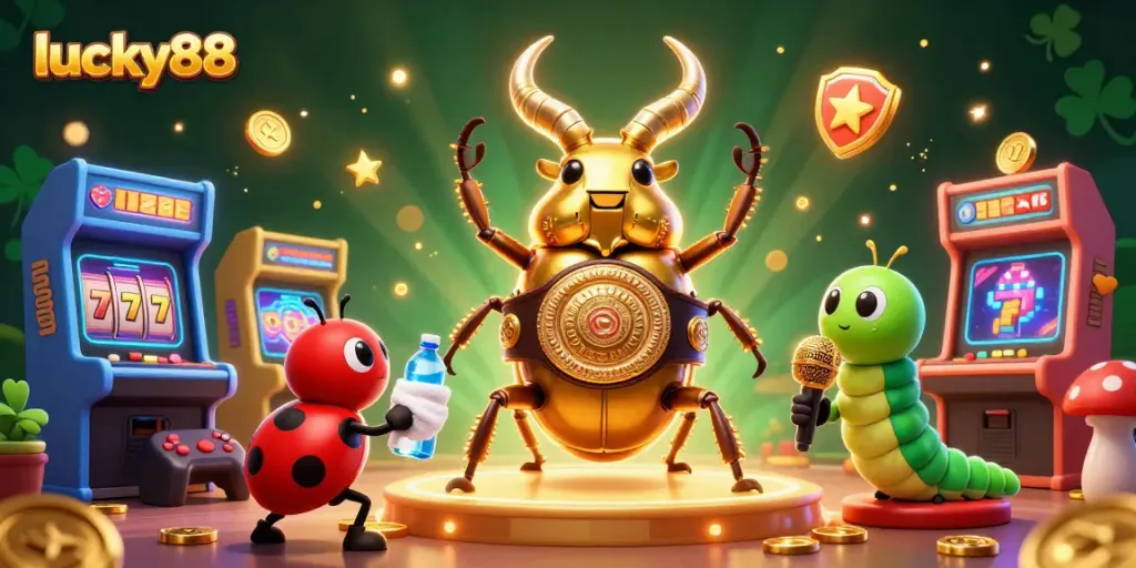 Enhance your gameplay with lucky88 at this vibrant, casino-themed digital illustration.