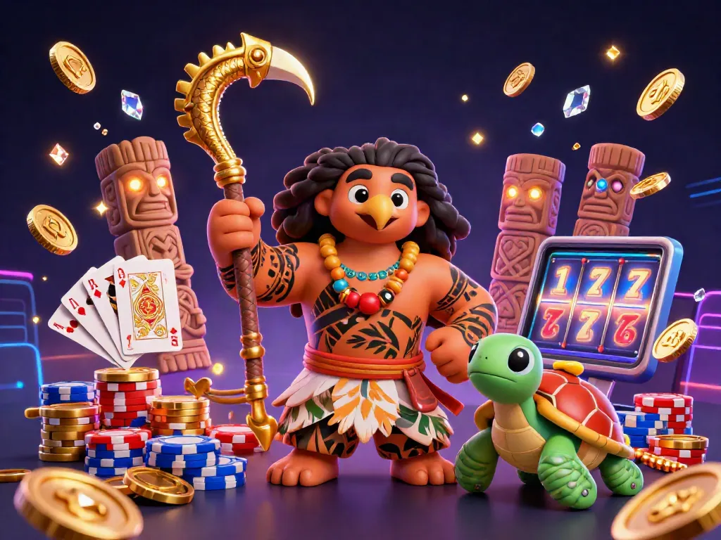 Experience the thrilling excitement of 789club with dynamic casino action featuring a Polynesian demigod and rich gaming elements.