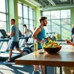 Group exercise scene showcasing effective weight loss activities in a bright gym.