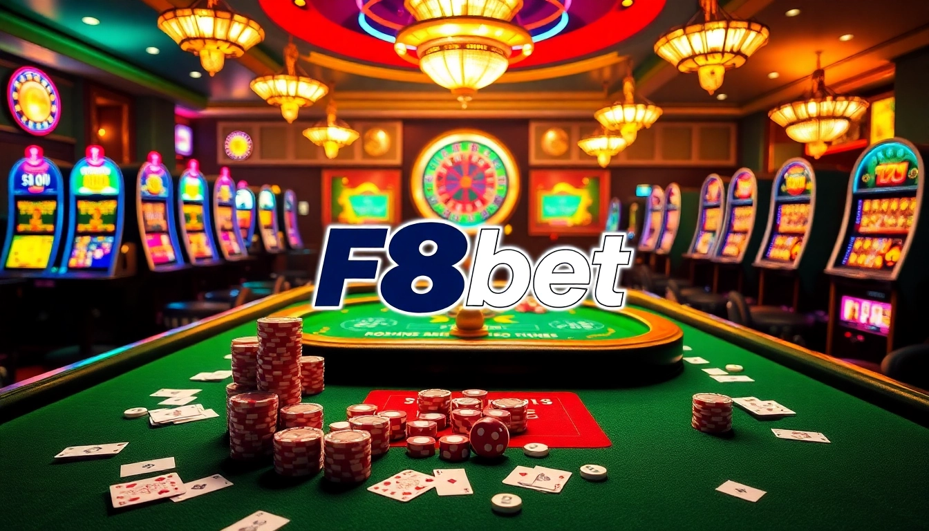 Experience the thrill of winning at F8bet with engaging casino games and vibrant ambiance.