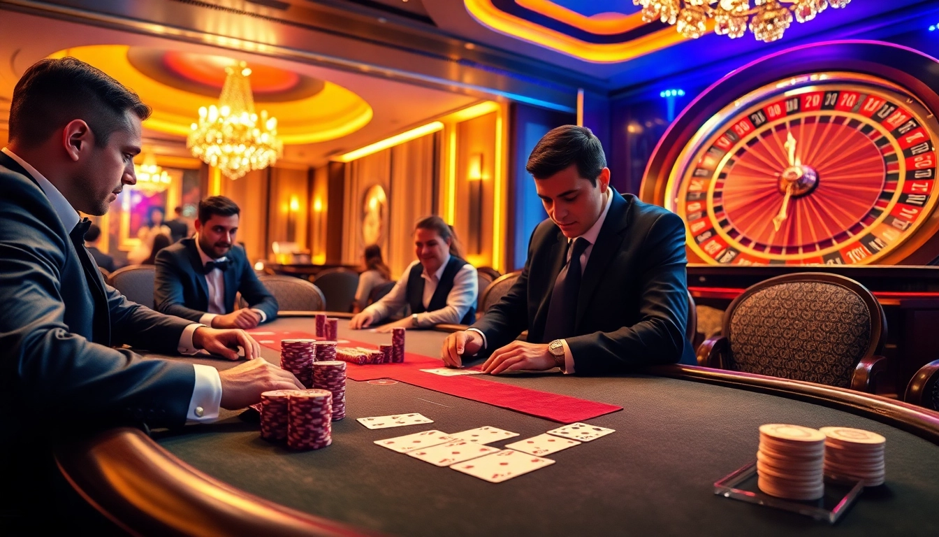 Engage with thrilling gameplay at https://789f.town/ showcasing a luxurious poker table filled with exciting card action.