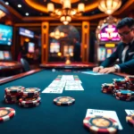 Casinoscape featuring action-packed gambling at https://78win.school/ with poker tables, roulette, and vibrant slot machines.