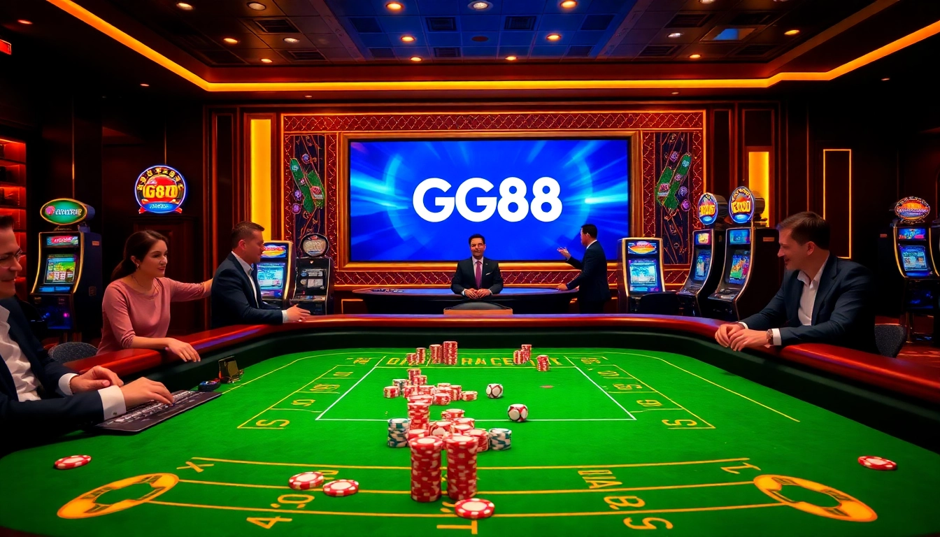 Experience high-stakes excitement at GG88 online casino with vibrant tables and thrilling gameplay.