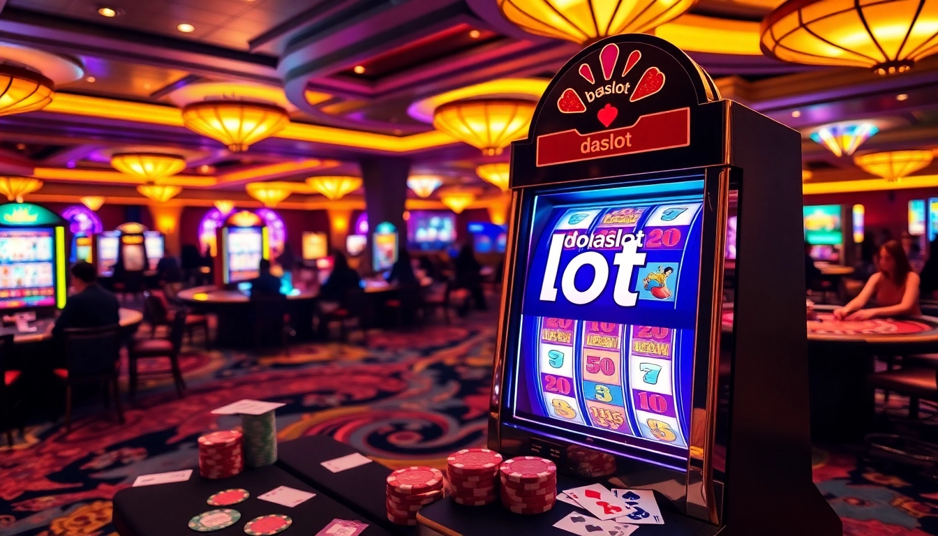 Experience the thrill of playing doaslot on luxurious casino slot machines with vibrant casino games.