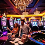 Experience the excitement of winning at Slot Terpercaya with vibrant casino visuals.