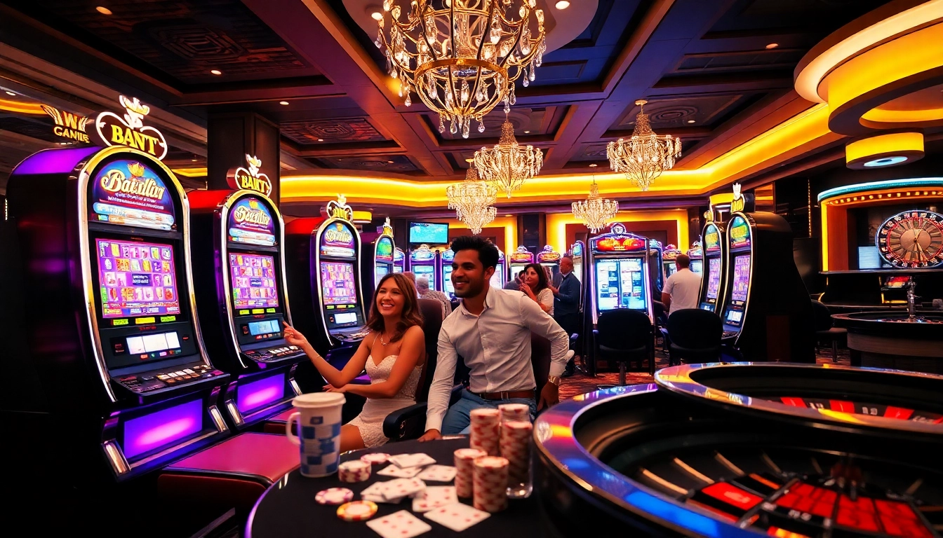 Experience the excitement of winning at Slot Terpercaya with vibrant casino visuals.