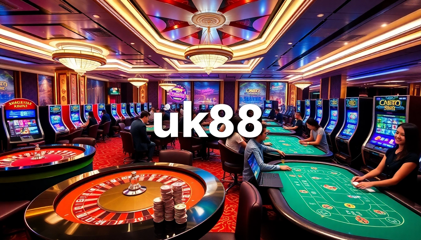 Experience dynamic gaming action as players enjoy a seamless đăng nhập uk88 in a vibrant online casino atmosphere.