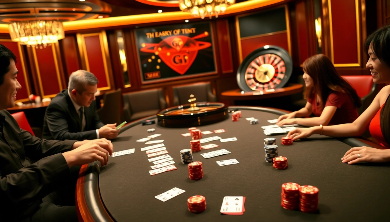 Experience the thrill of high-stakes poker at https://lucky88vi.net with luxurious decor.