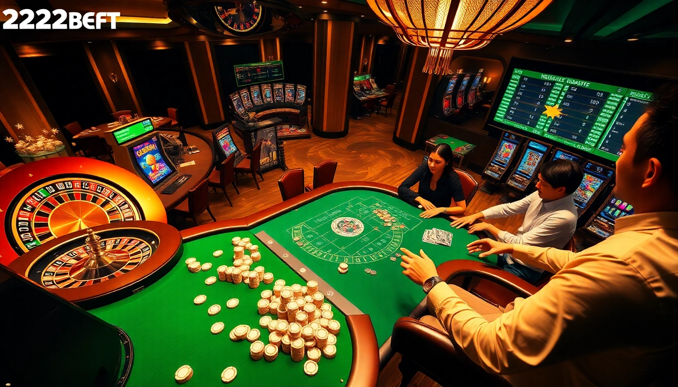 Experience online gaming excitement at https://22bet.style with vibrant casino elements and engaging players.