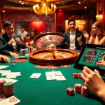 Engage in thrilling gameplay at https://ta88c.com with vibrant poker chips and an enticing casino setting.