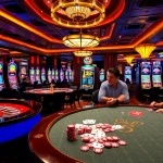 Players enjoying a thrilling game of roulette at red88 vip, surrounded by luxury casino decor.