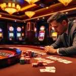 Secure your winnings with abc888 at a luxurious casino table filled with chips and cards.