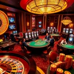 BET88 players enjoying high-stakes action at a glamorous casino table.