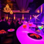 Enjoy a luxurious Dinner sxm experience at Club Noir, featuring captivating performers and gourmet body sushi.