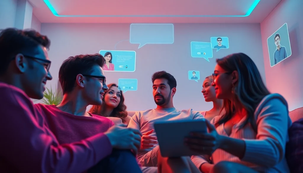 Engaging AI chatbots exploring human connections in the realm of sex AI technology.