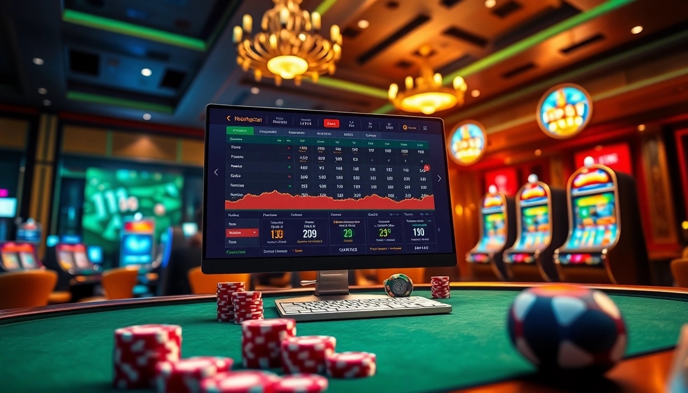 Exciting betting scene with dynamic keonhacai odds displays on an online interface