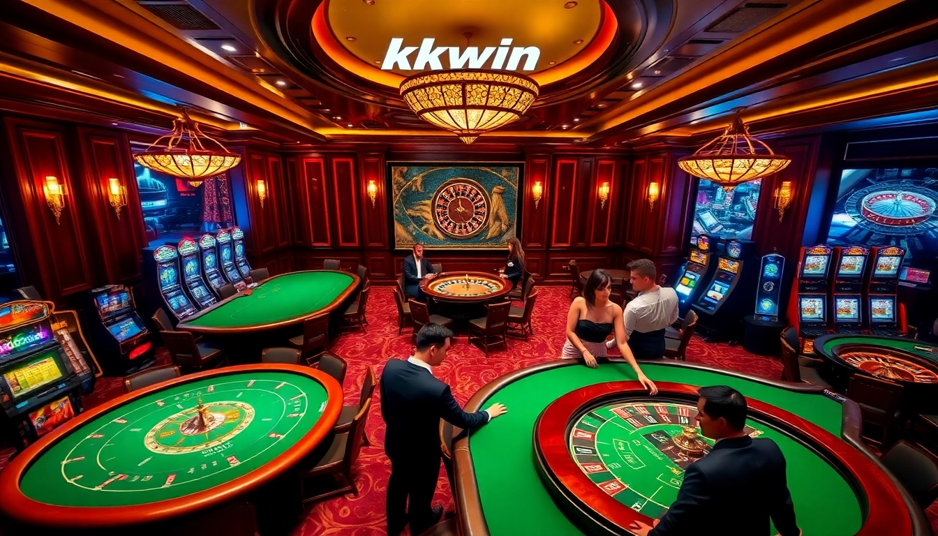 Experience the thrill of kkwin.com with luxurious casino games and vibrant atmosphere.