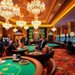 xn88 players enjoying thrilling casino games at vibrant tables and machines.