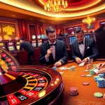 Players strategizing at the poker table while engaging with 789b themed casino elements.