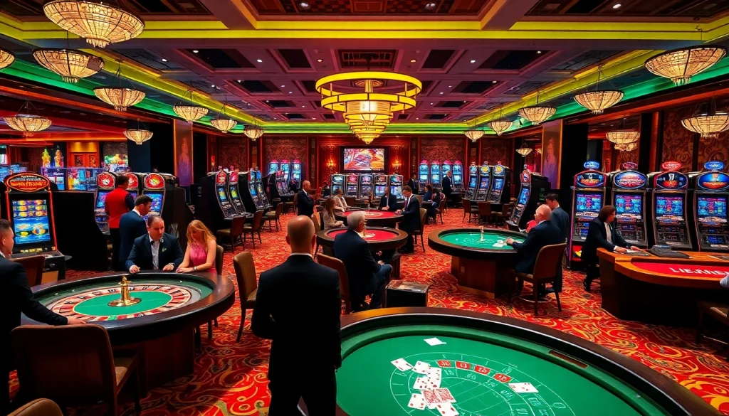 Experience the thrill of gambling at 789bet with dynamic casino tables and vibrant slot machines.