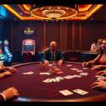 Experience SC88's thrilling poker action with high-stakes bets and vibrant casino ambiance.