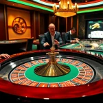 Excited gamblers enjoying a casino atmosphere at a roulette table, showcasing winning strategies for ok gaming.