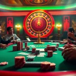 Experience the thrill of keo nha cai with vibrant poker action in a luxurious casino setting.
