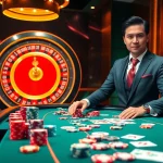 GO88 online casino scene with vibrant poker table and roulette wheel.