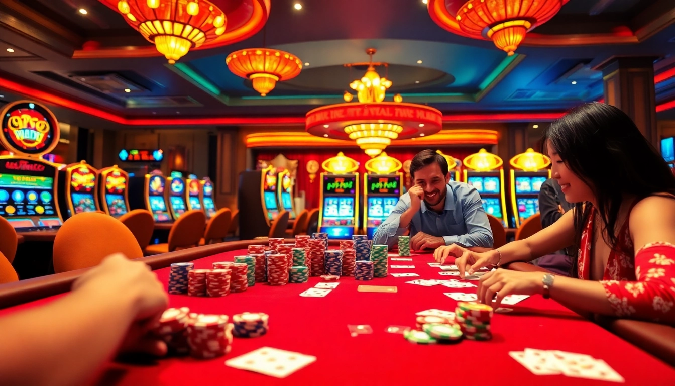 Experience the thrill of gambling with vibrant visuals from https://f1682.email/, showcasing poker chips and cards.