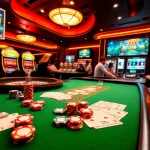 Experience the excitement of Nhà Cái X88 with vibrant casino visuals, featuring roulette, slots, and poker.